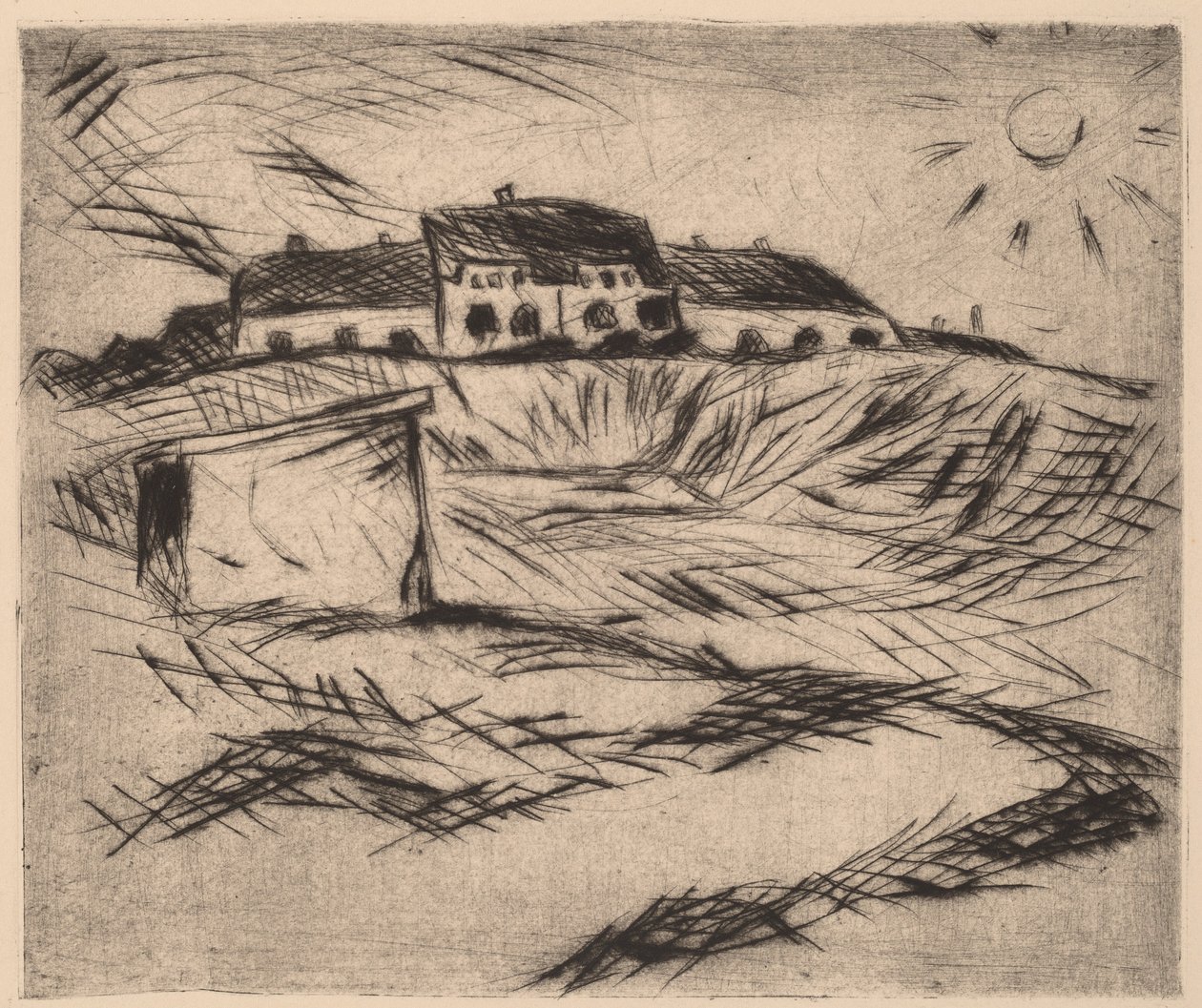 Barracks Kaserne by Walter Gramatte