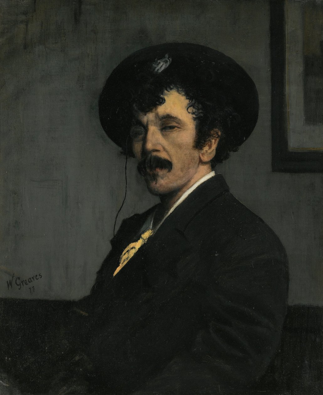 Portrait of James Abbott McNeill Whistler by Walter Greaves