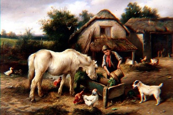 A Devonshire Farm Yard by Walter Hunt