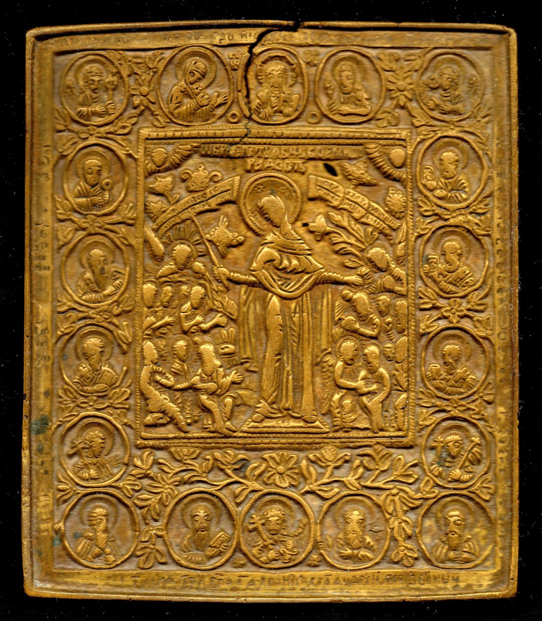 Greek Icon plaque by Walter Limot