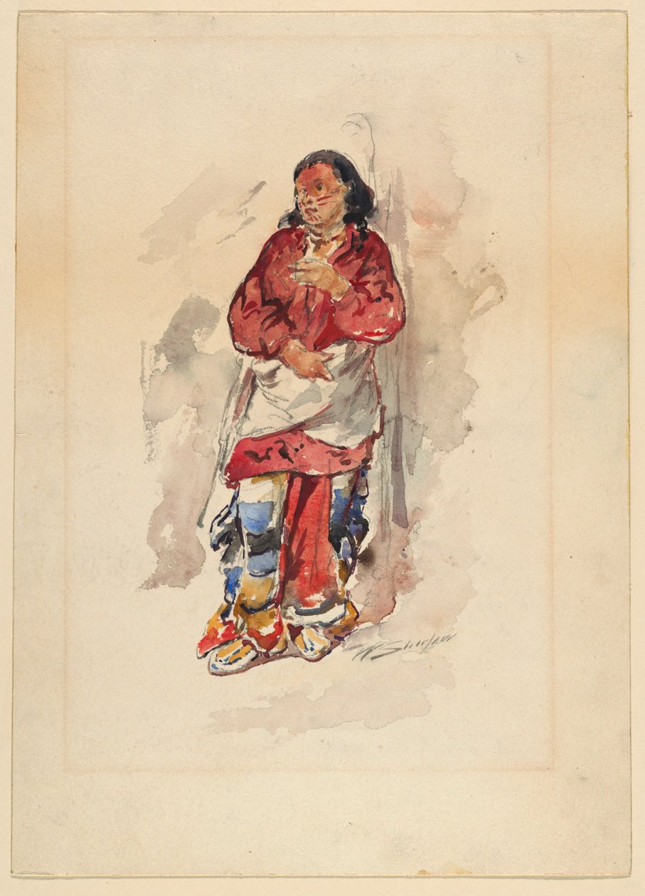 Cheyenne Youth by Walter Shirlaw