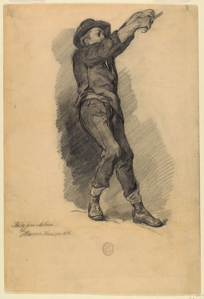 Drawing, 1875-80 by Walter Shirlaw