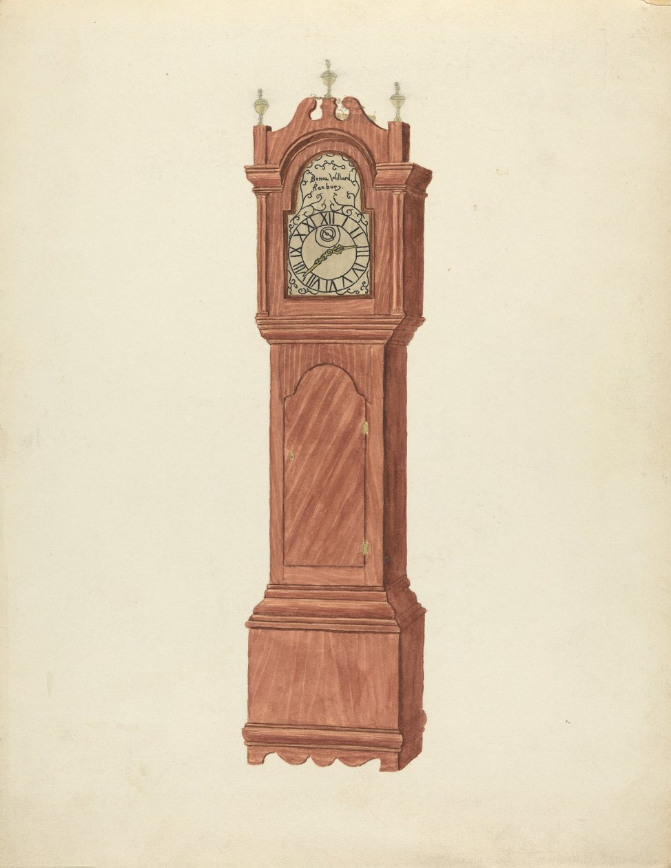 Grandfather Clock by Walter W. Jennings