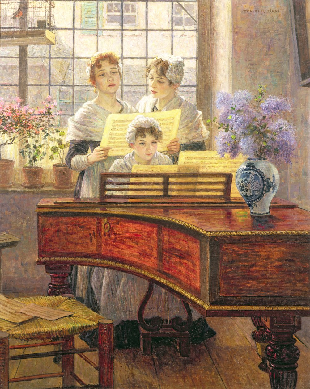 Around the Piano by Walther Firle