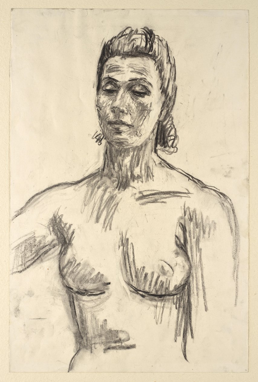 Female Half-Nude by Walther Gamerith