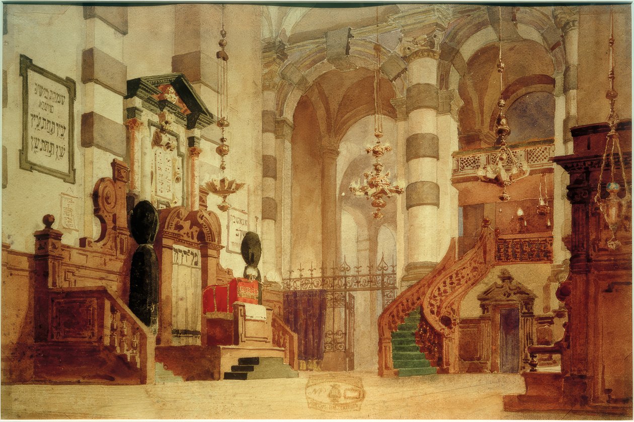 Interior of the Cathedral by Vasilij Dmitrievich Polenov