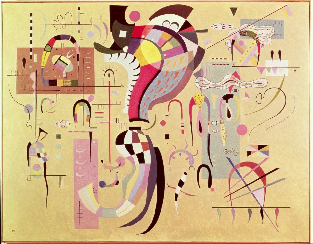 Accompanied Centre, 1937 by Wassily Kandinsky