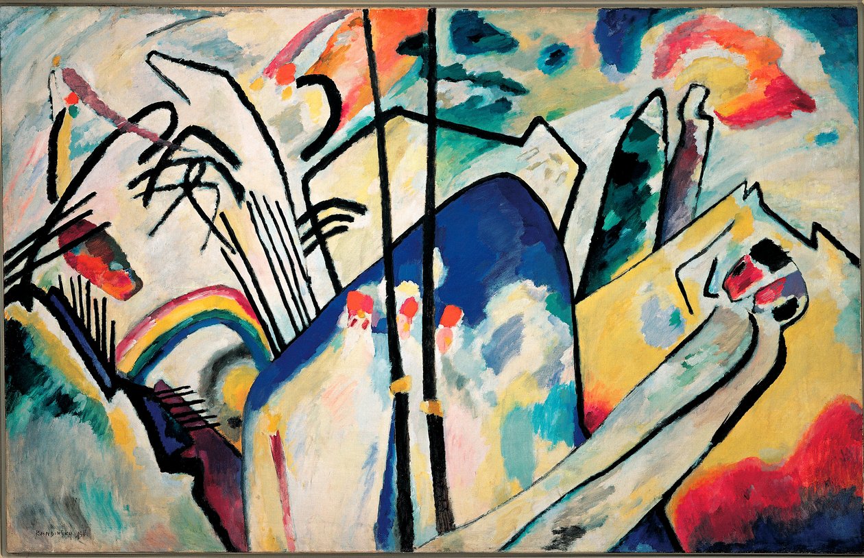 Composition IV, 1911 by Wassily Kandinsky