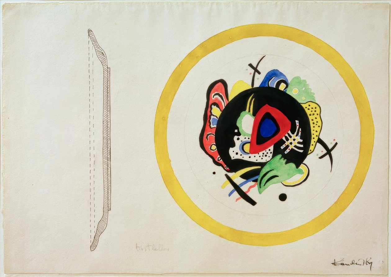 Design for Fruit Plate by Wassily Kandinsky