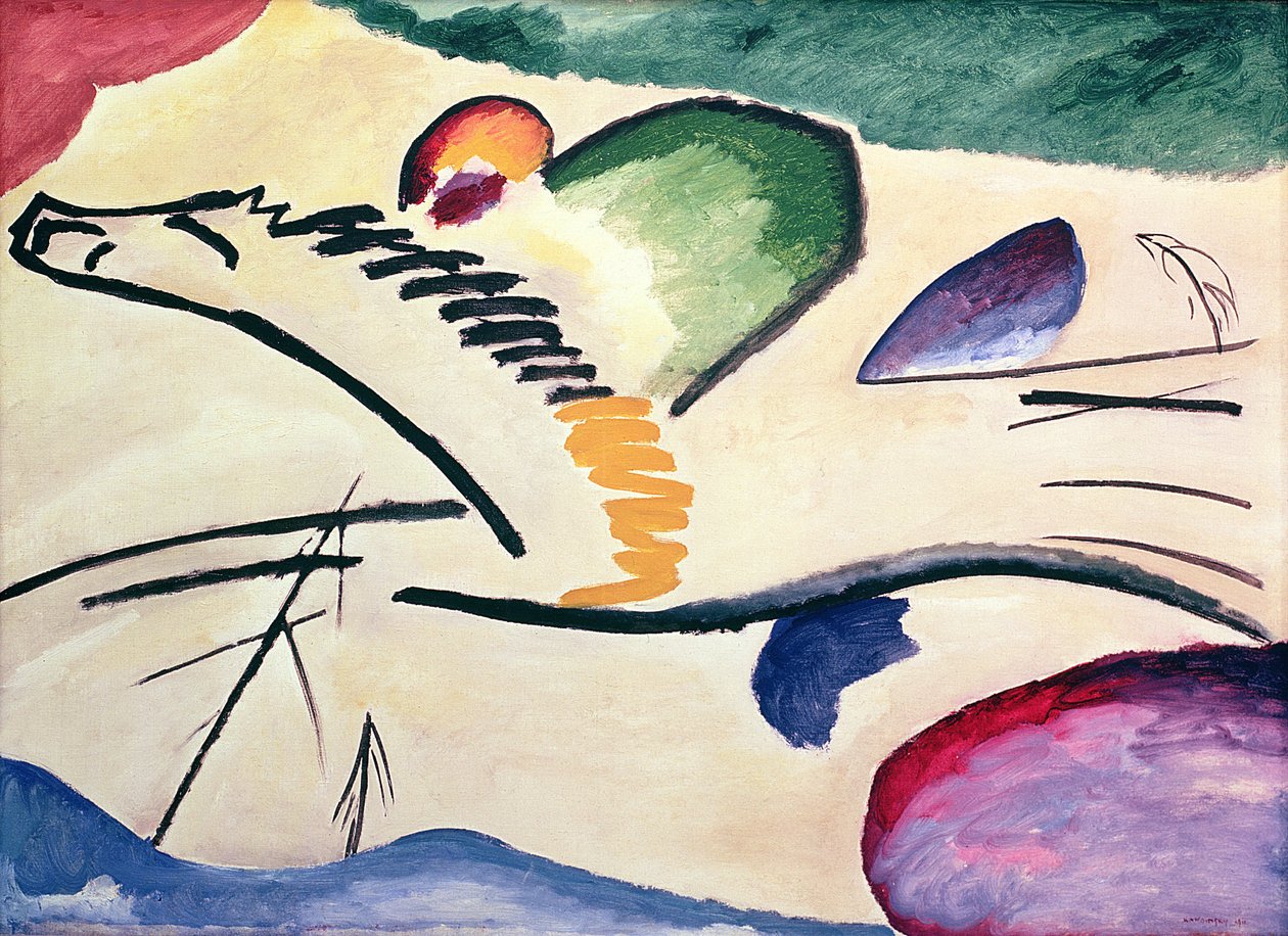 Lyrical, 1911 by Wassily Kandinsky