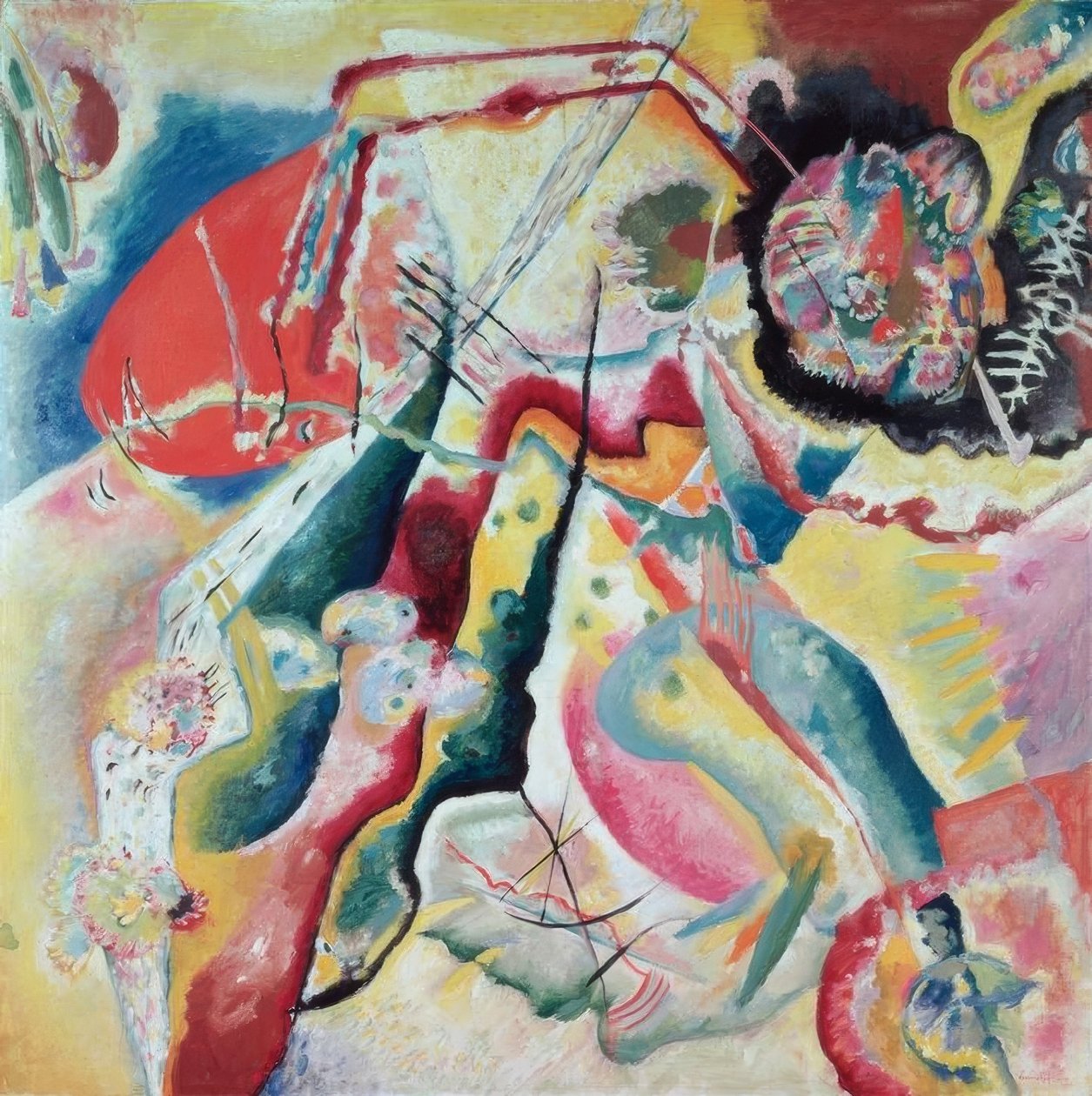 Red Spot by Wassily Kandinsky
