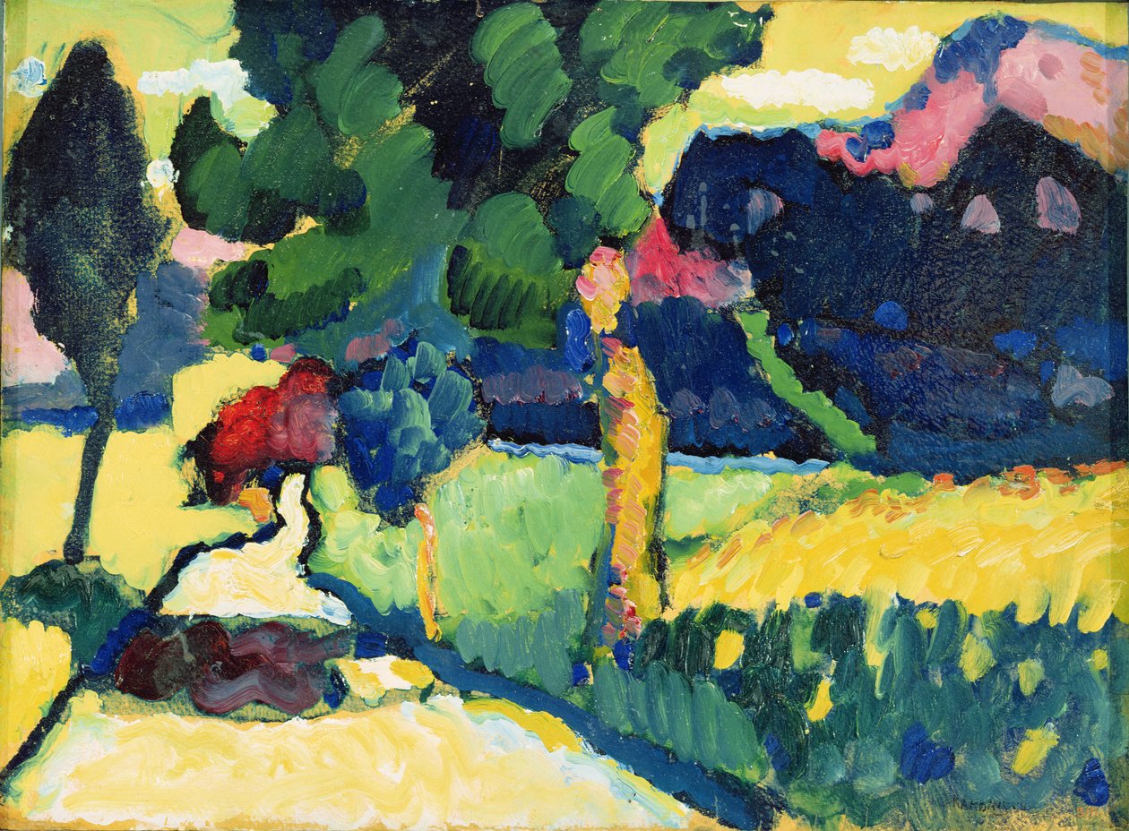 Summer Landscape by Wassily Kandinsky