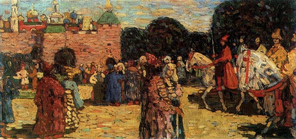 Sunday by Wassily Kandinsky
