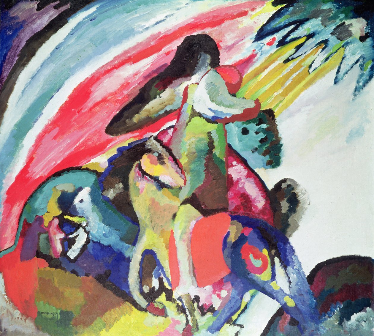 The Rider by Wassily Kandinsky