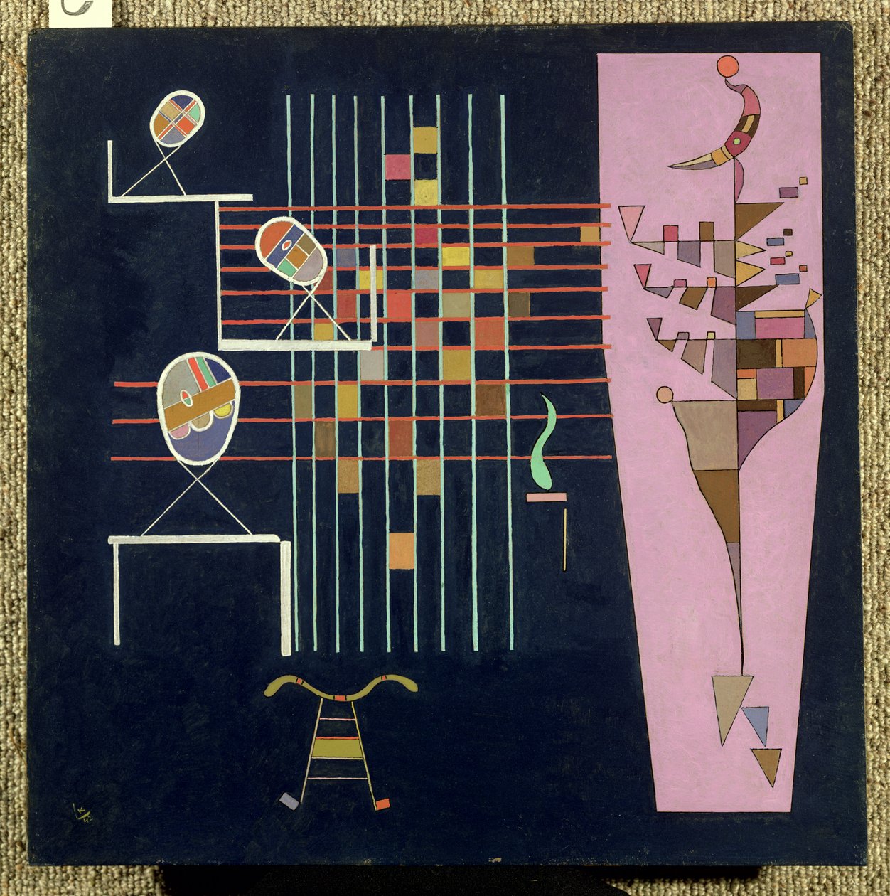 The Three Ovals by Wassily Kandinsky