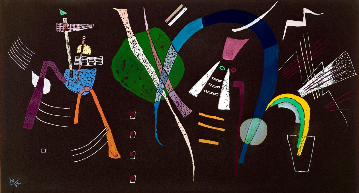 The Blue Bow, 1938 by Wassily Kandinsky