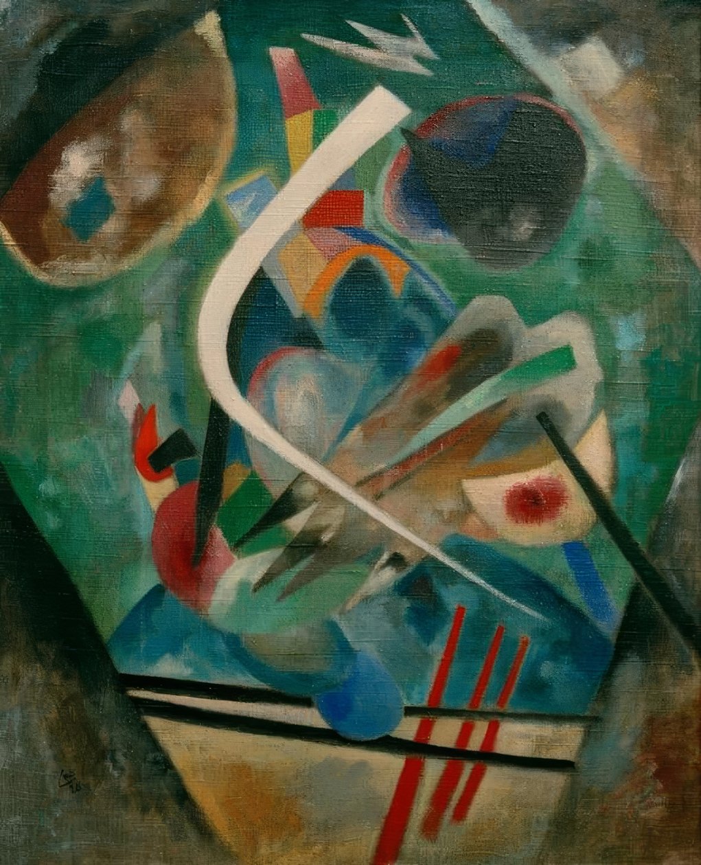 White Line by Wassily Kandinsky