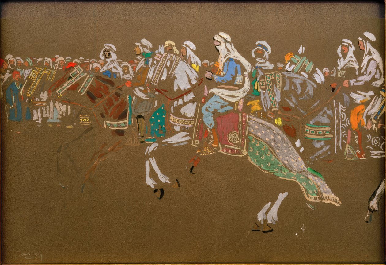 Arab Cavalry by Wassily Kandinsky