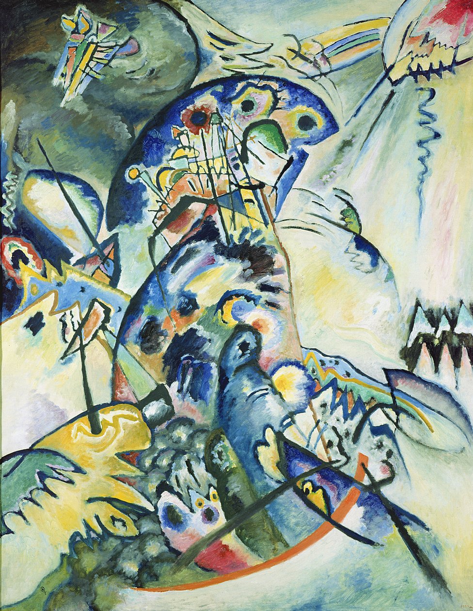 Blue Comb, 1917 by Wassily Kandinsky