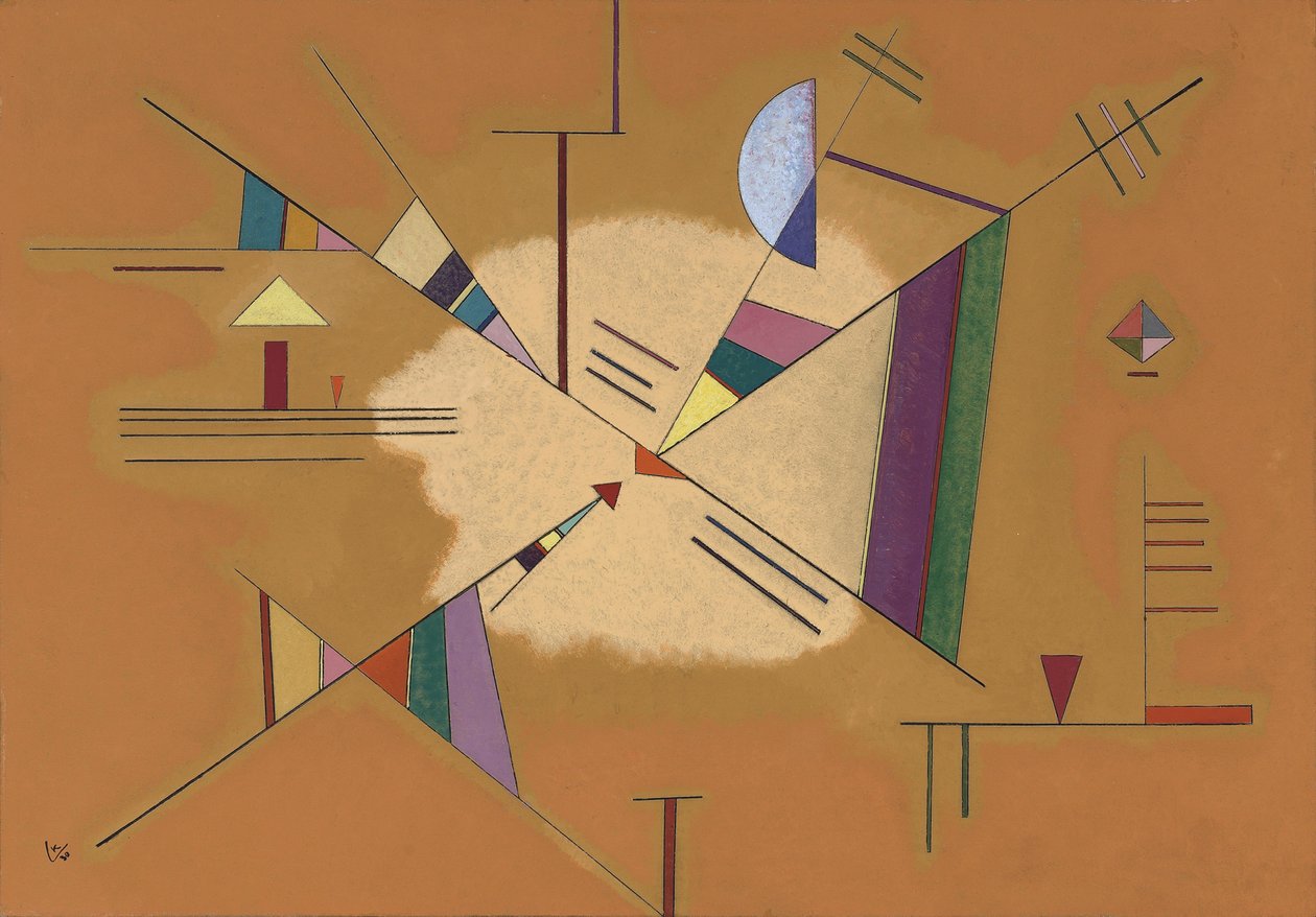 Diagonal by Wassily Kandinsky