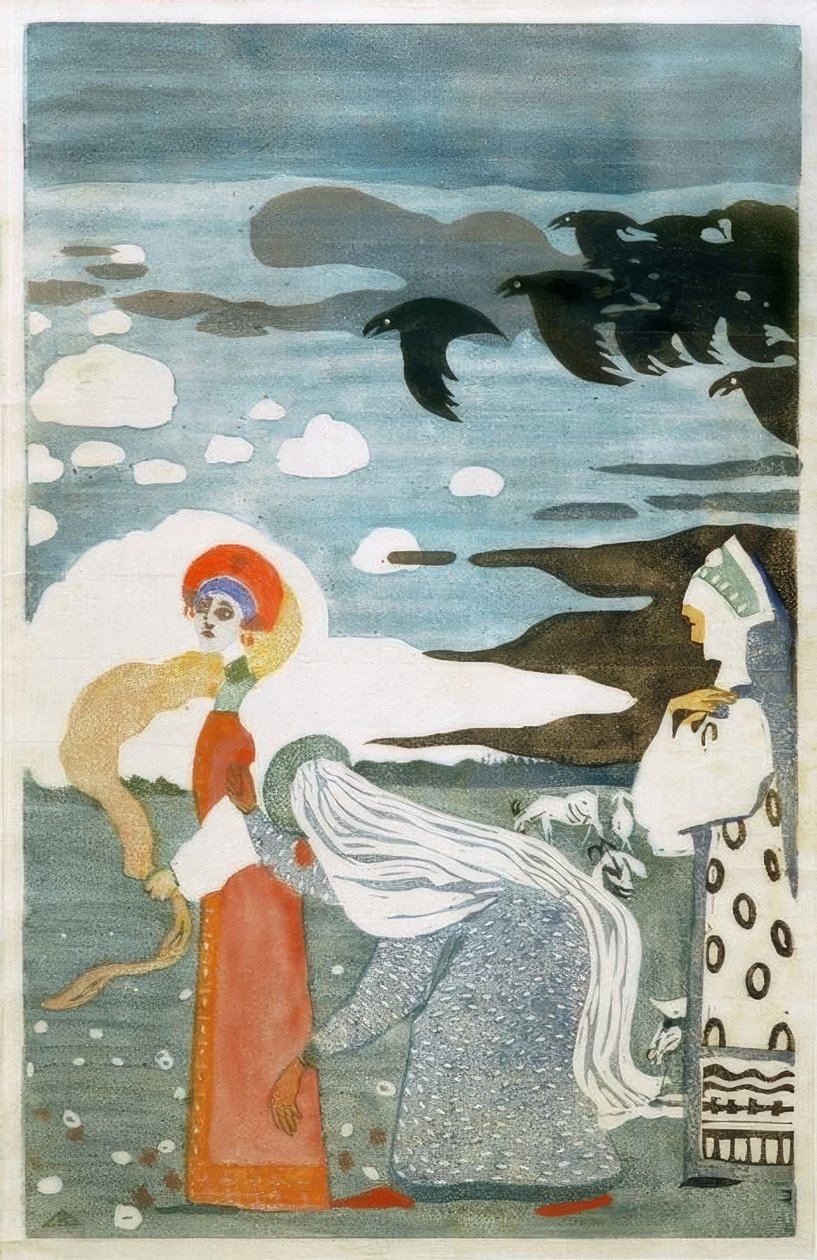 The Ravens by Wassily Kandinsky