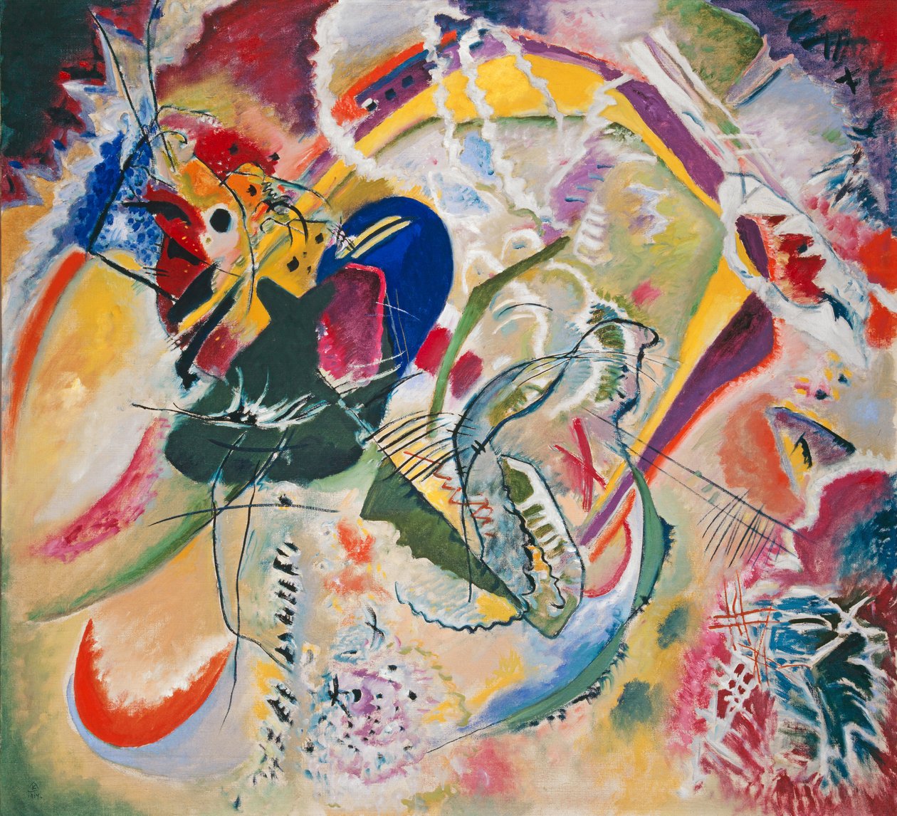 Improvisation 35, 1914 by Wassily Kandinsky