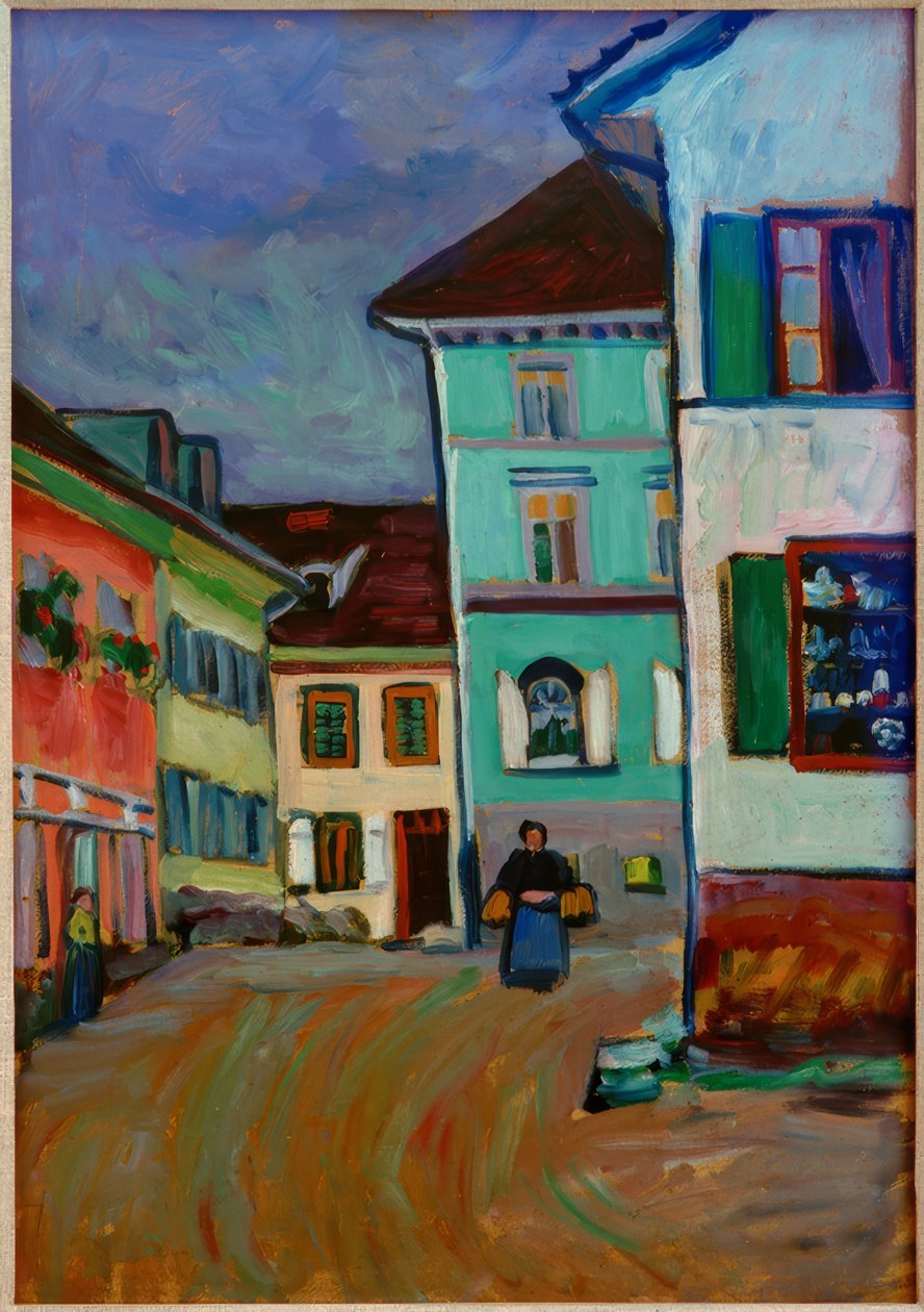 Murnau – Johannisstraße by Wassily Kandinsky