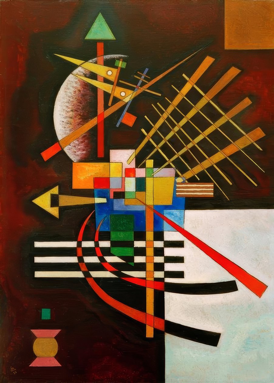 Above and Left by Wassily Kandinsky