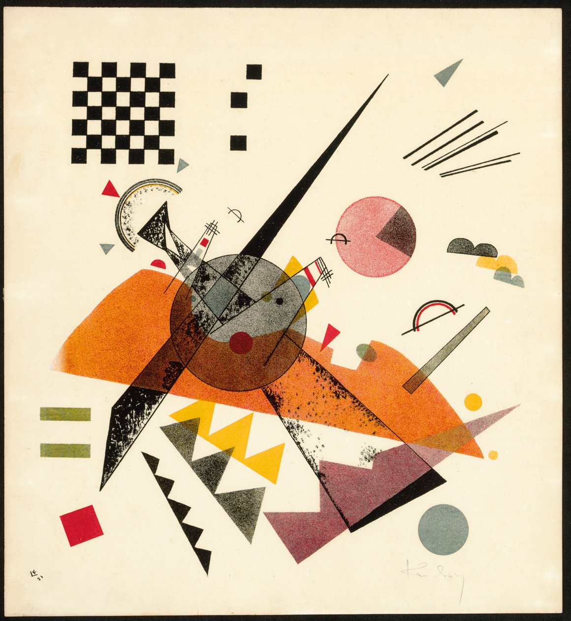 Orange by Wassily Kandinsky