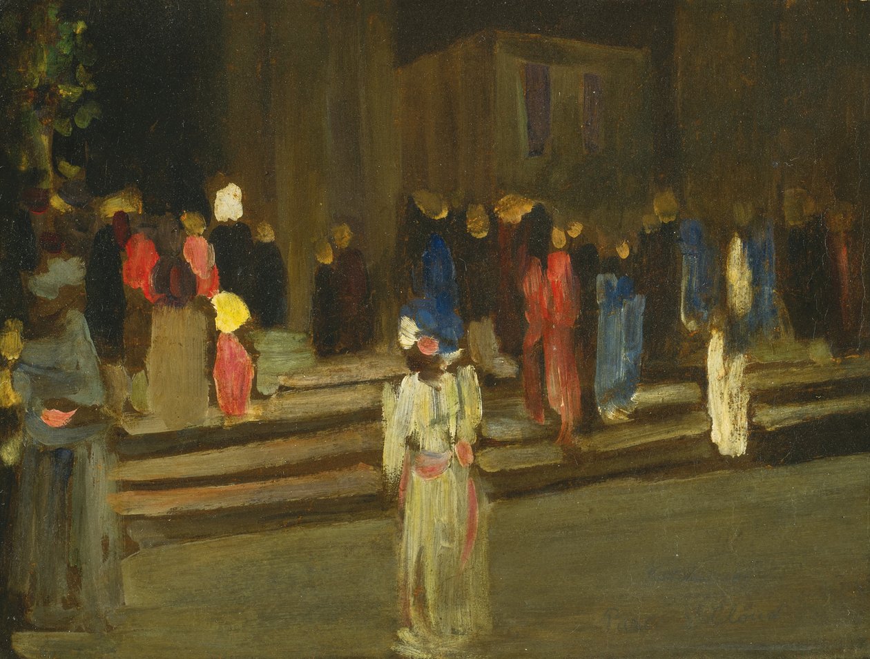 Park of Saint Cloud, Entrance by Wassily Kandinsky