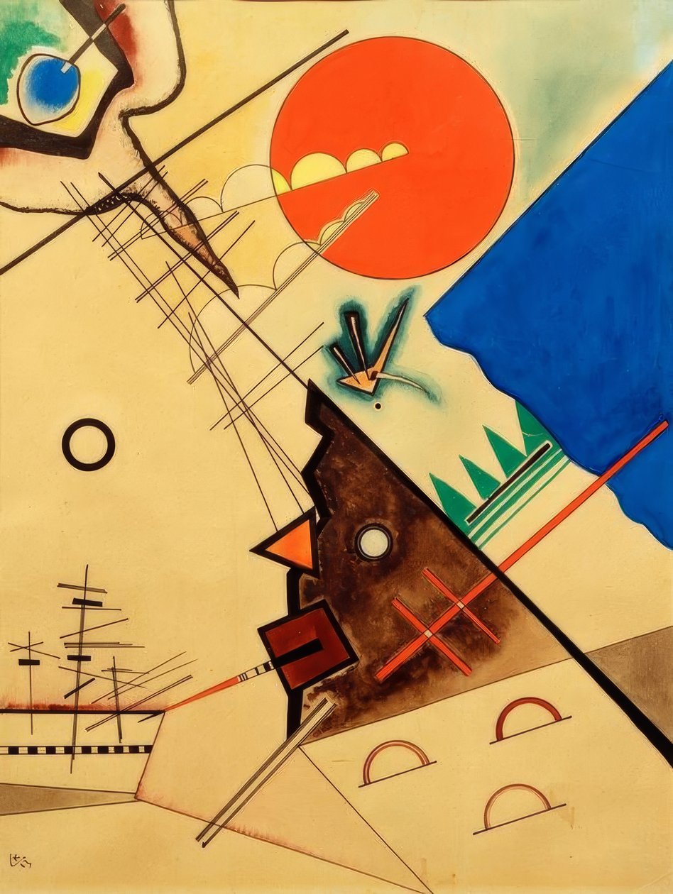 Red Circle by Wassily Kandinsky