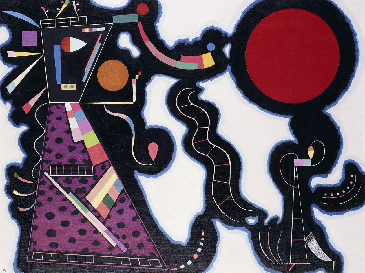 The Red Circle by Wassily Kandinsky