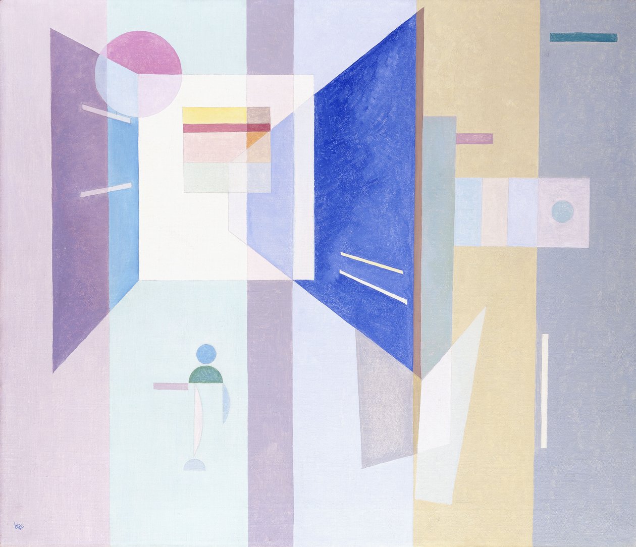 To the Right-To the Left by Wassily Kandinsky