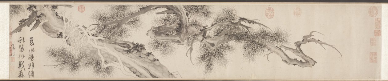 Old Pine Tree by Wen Zhengming