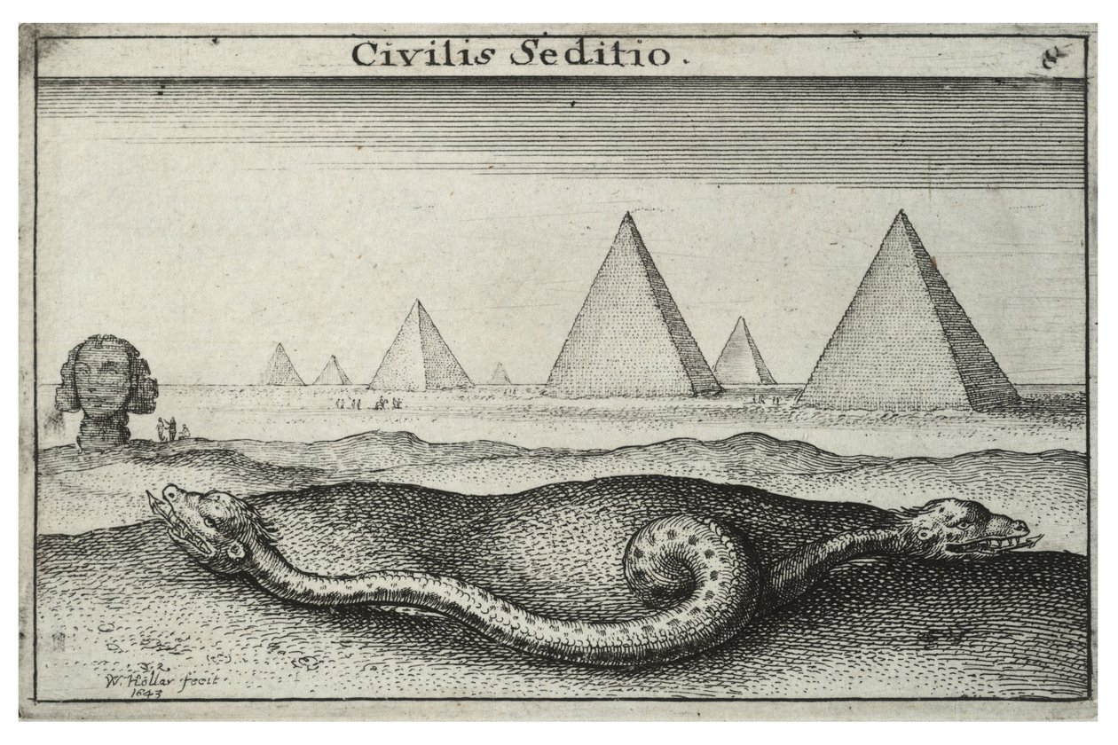 Civil Discord by Wenceslaus Hollar