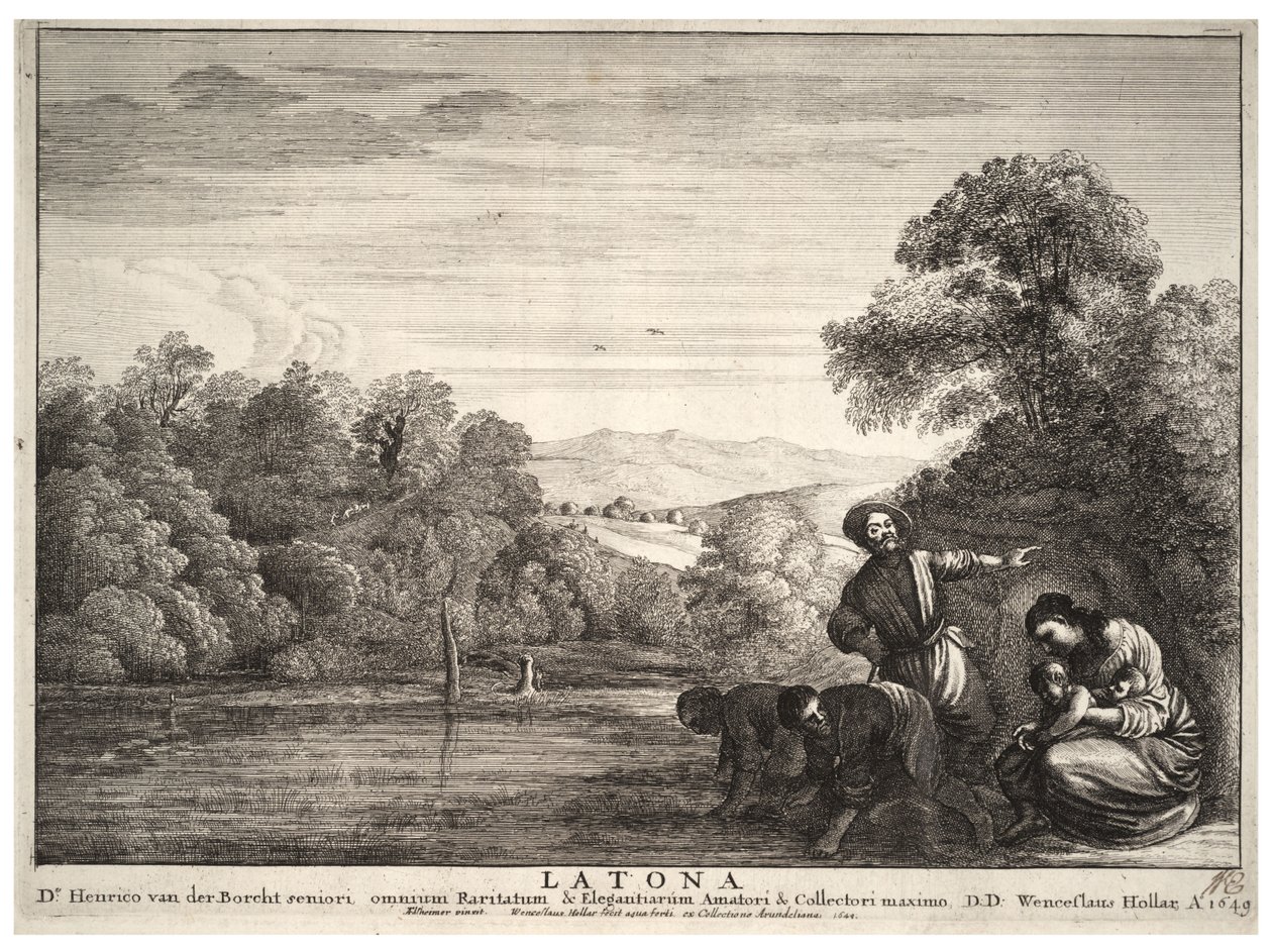 Latona by Wenceslaus Hollar