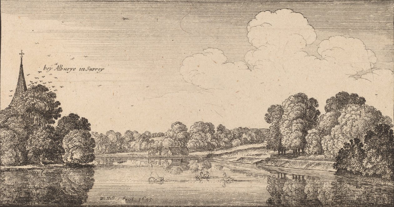Albury, 1645 by Wenceslaus Hollar