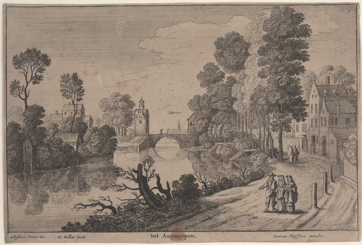 Antwerp by Wenceslaus Hollar