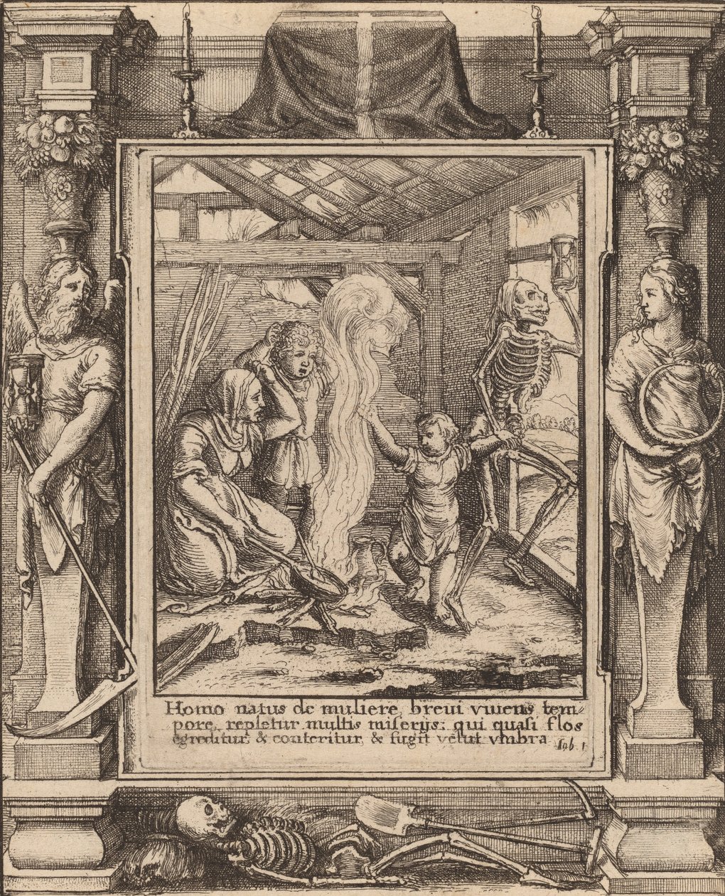 Child, 1651 by Wenceslaus Hollar