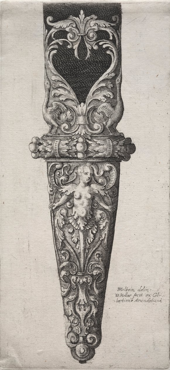 Design for Dagger Sheath by Wenceslaus Hollar