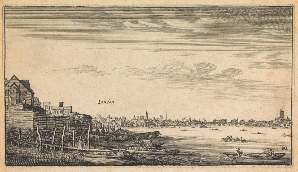 English Views: London by Wenceslaus Hollar