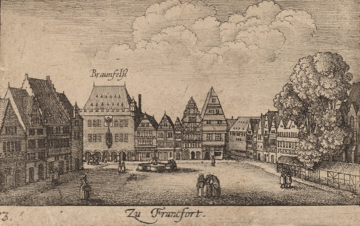 Frankfort, 1635 by Wenceslaus Hollar