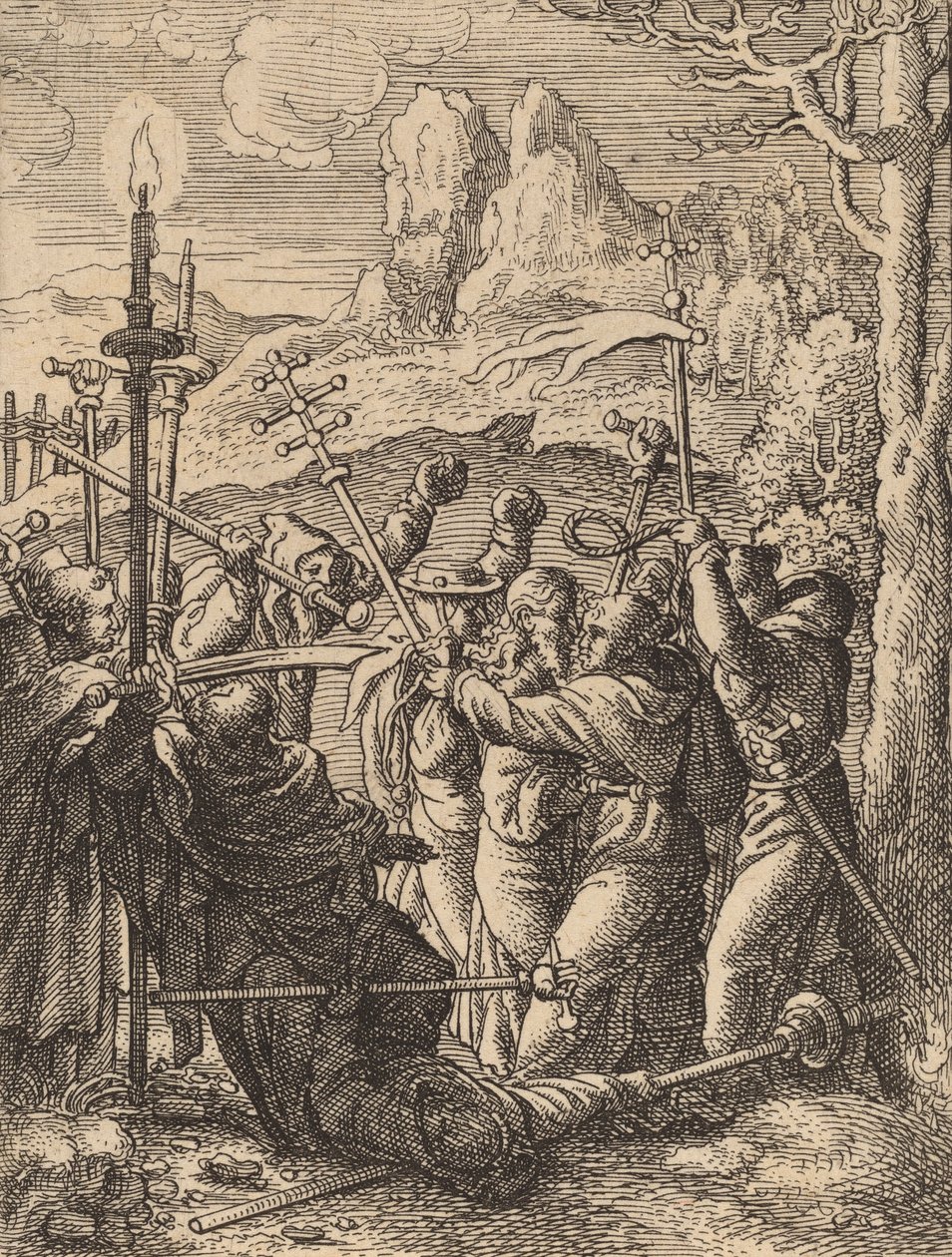 Jesus Taken by Wenceslaus Hollar