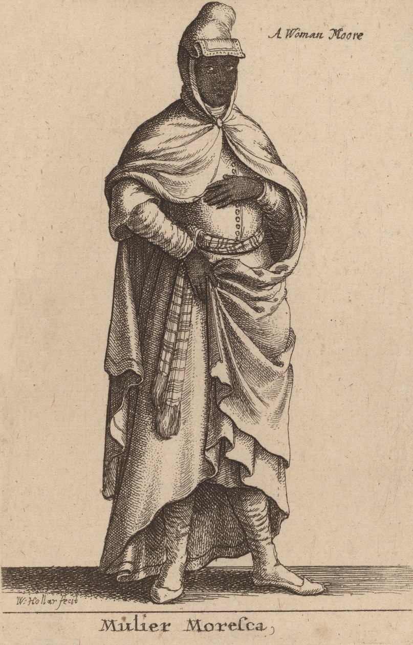 Mulier Moresca by Wenceslaus Hollar