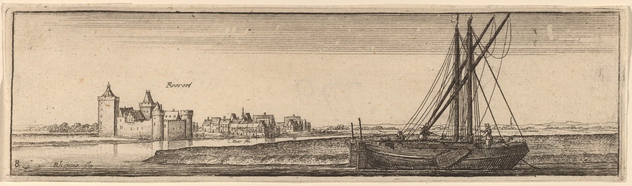 Roerort by Wenceslaus Hollar