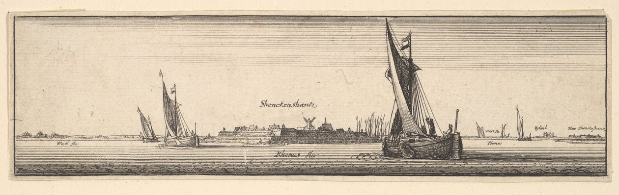 Schenkenschanz by Wenceslaus Hollar