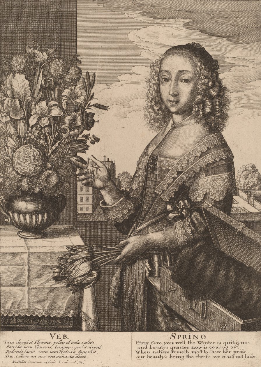 Spring, 1641 by Wenceslaus Hollar