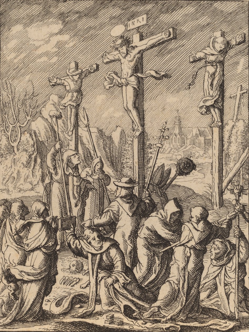 The Crucifixion by Wenceslaus Hollar