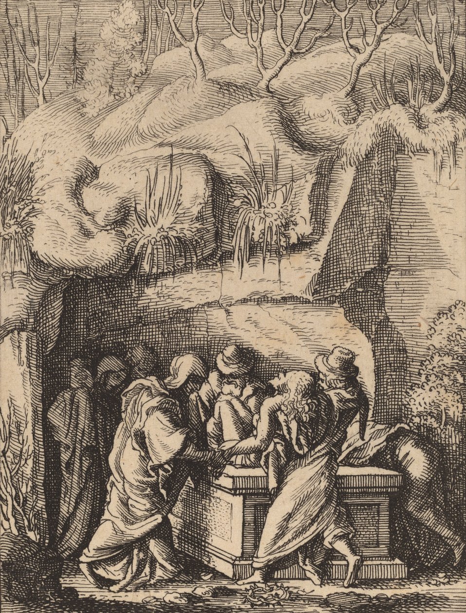 The Entombment by Wenceslaus Hollar