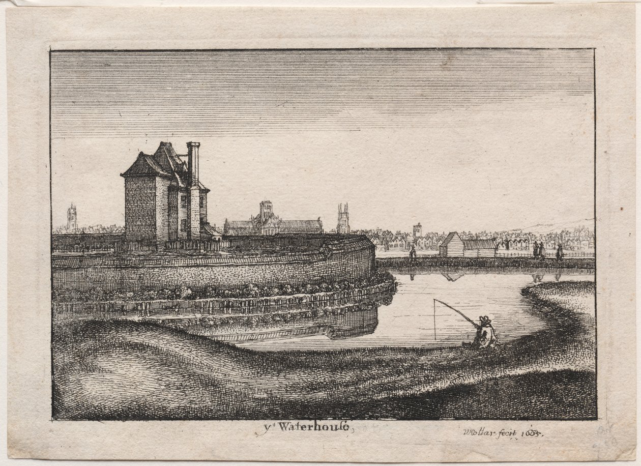 The Waterhouse by Wenceslaus Hollar